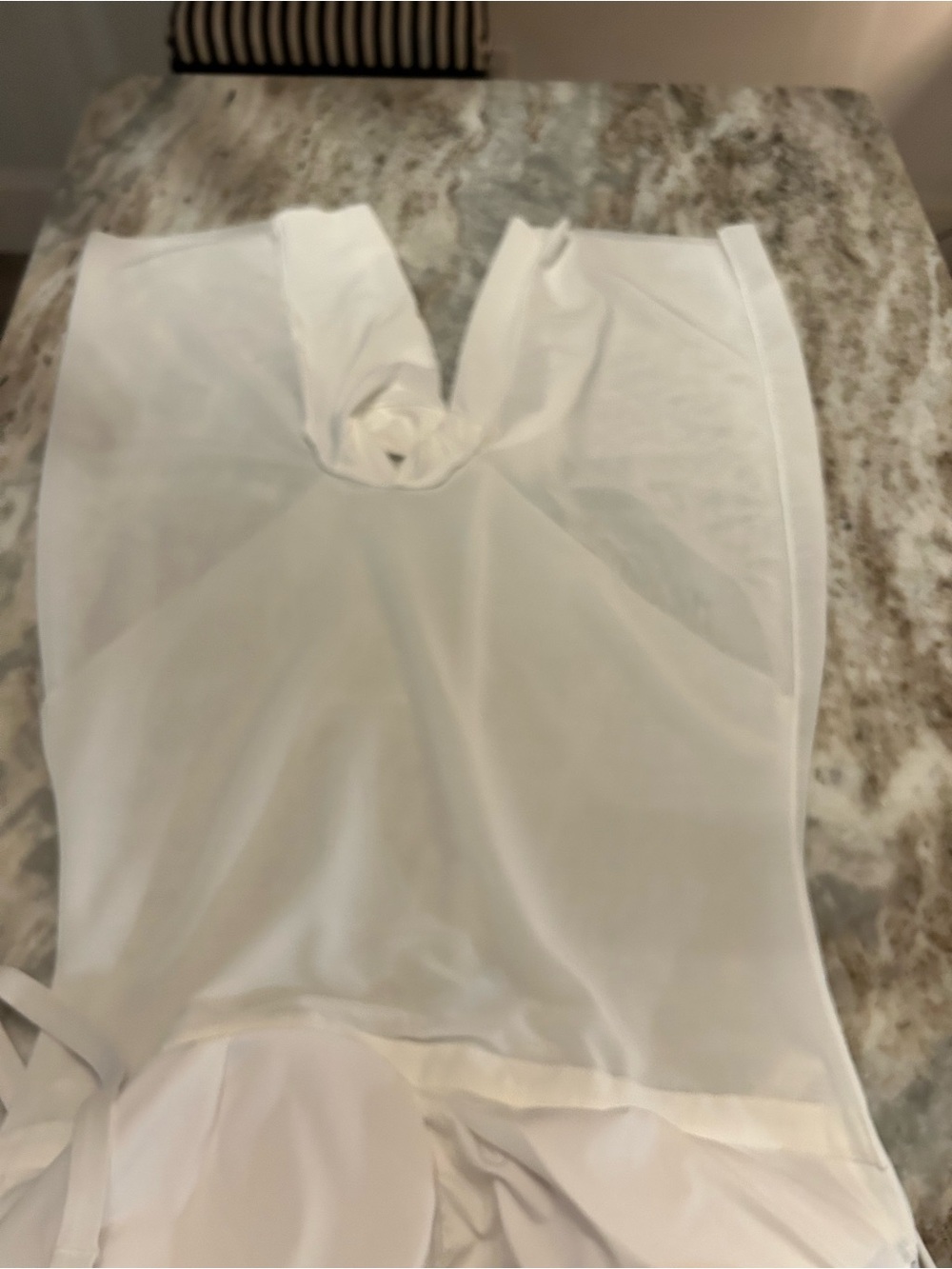 Populist Shapewear Classic White Slip Dress - Minimal Spaghetti Strap - Picture 4 of 7